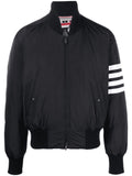 Thom Browne Men Bomber Jacket With 4-Stripe Detail