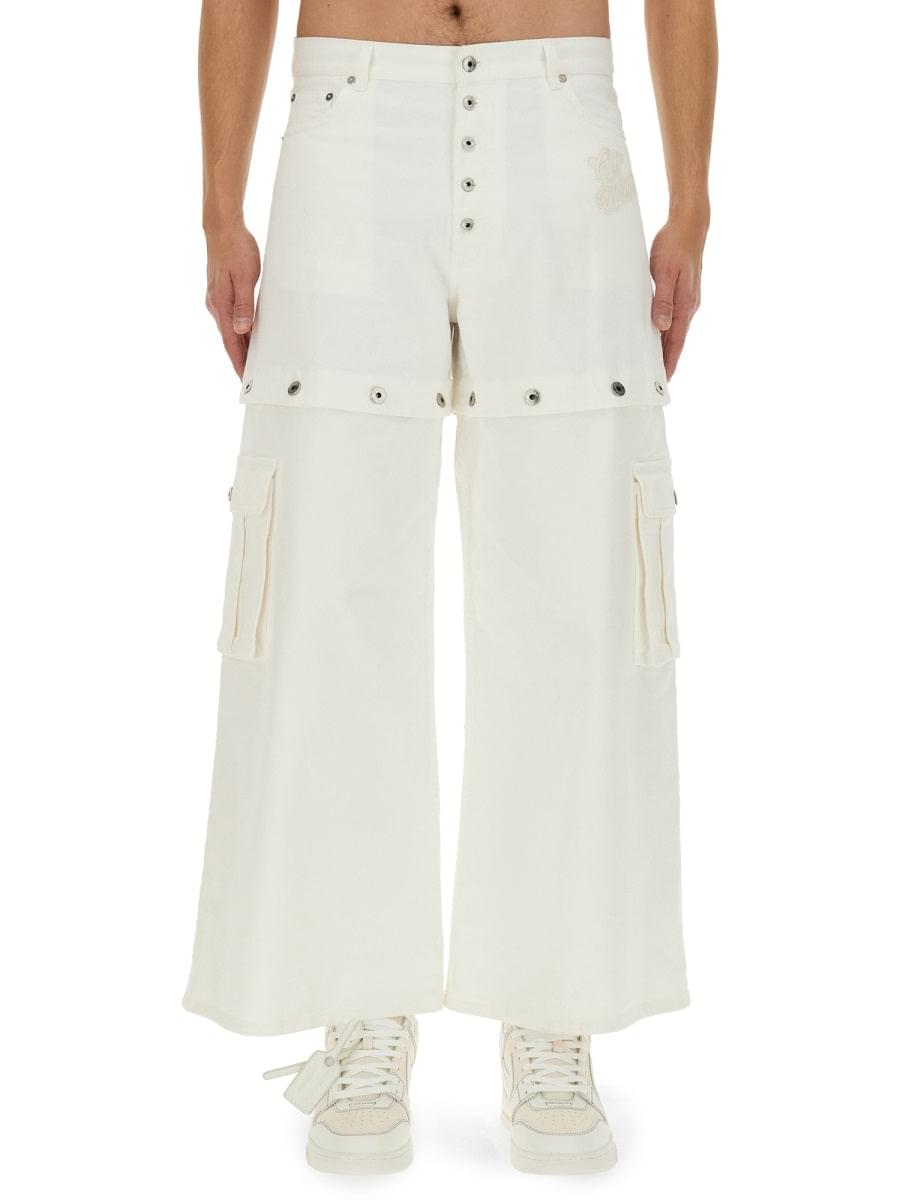 Off-White Men 90'S Super Baggy Jeans