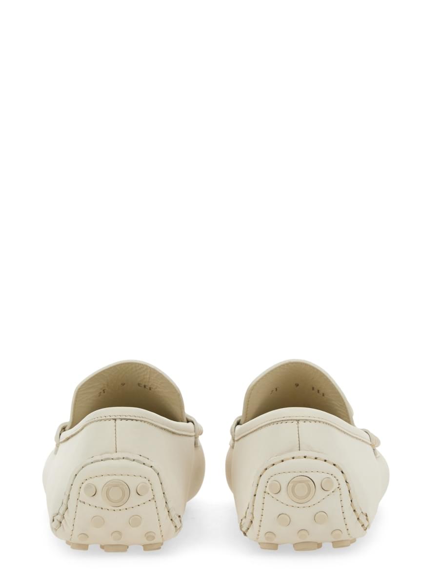Ferragamo Men Moccasin With Gancini Ornament