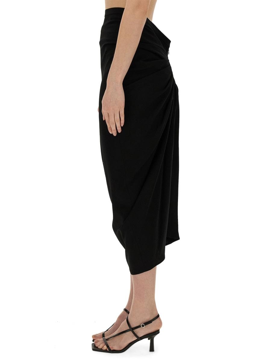 Dries Van Noten Women Skirt With Drape