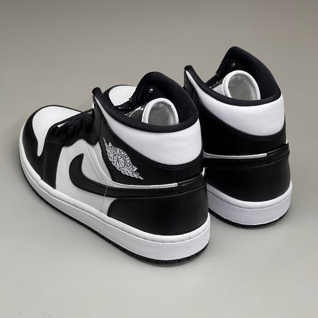 NIKE AIR JORDAN 1 Mid Panda Shoe Women's Sz 7.5 Black / White DV0991-101 (New)