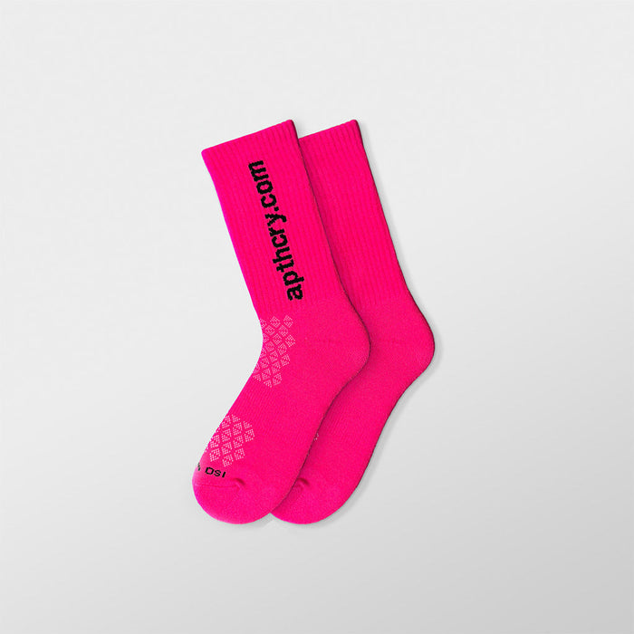 APTHCRY Magenta Crew Socks