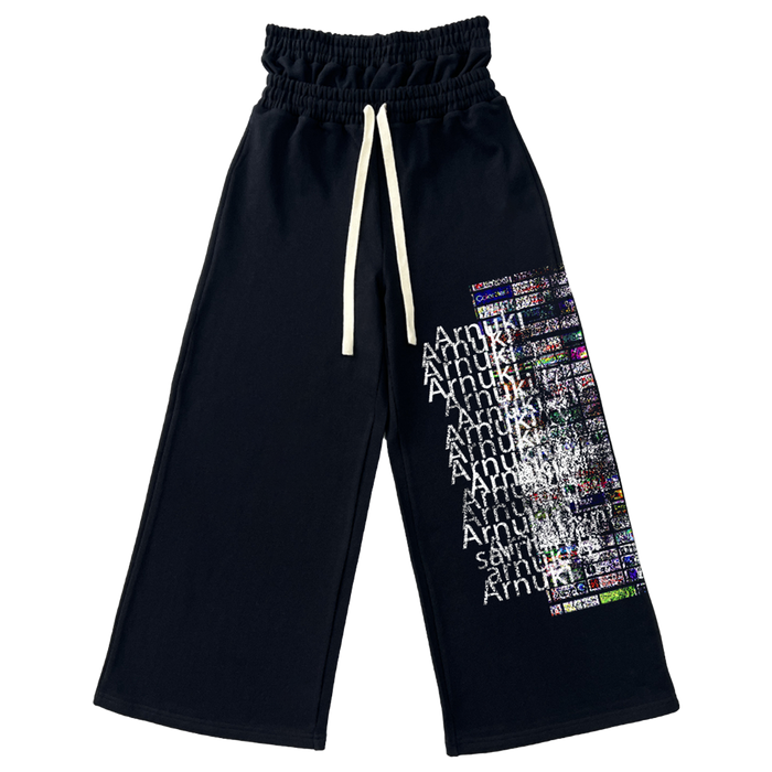 Market Crash Streetwear Double Waisted Sweatpants