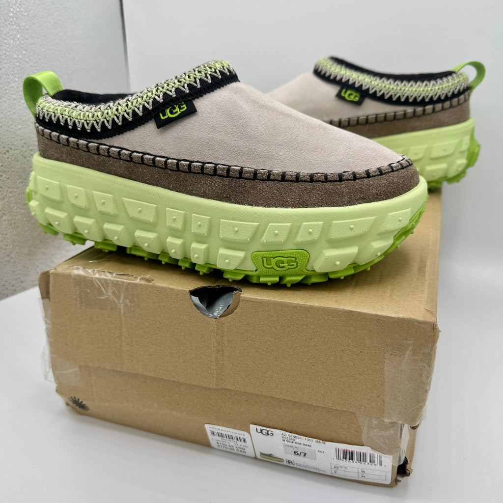 Ugg Venture Daze Platform Slide Shoes Unisex Green