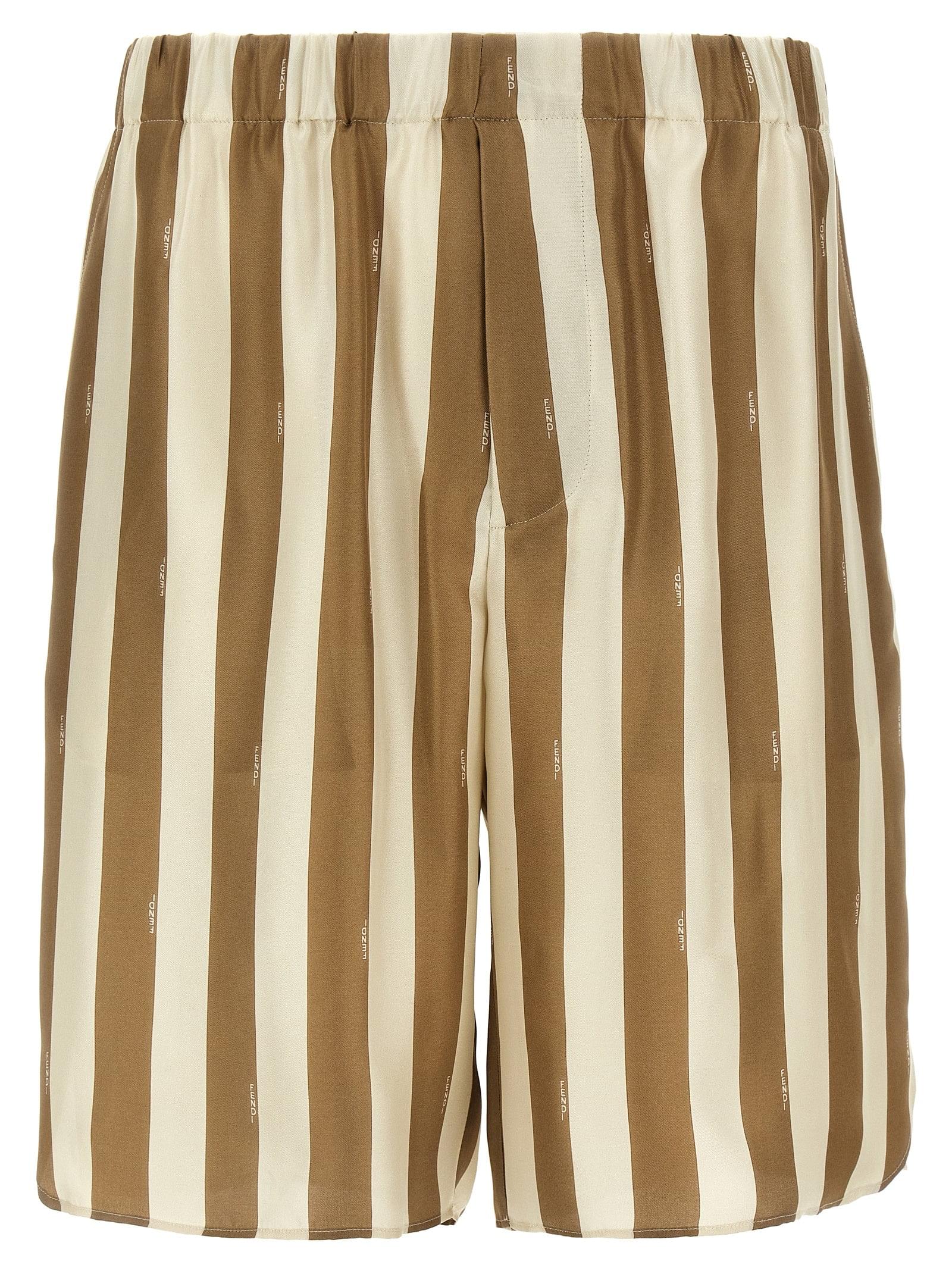 Fendi Men Bermuda Pequin