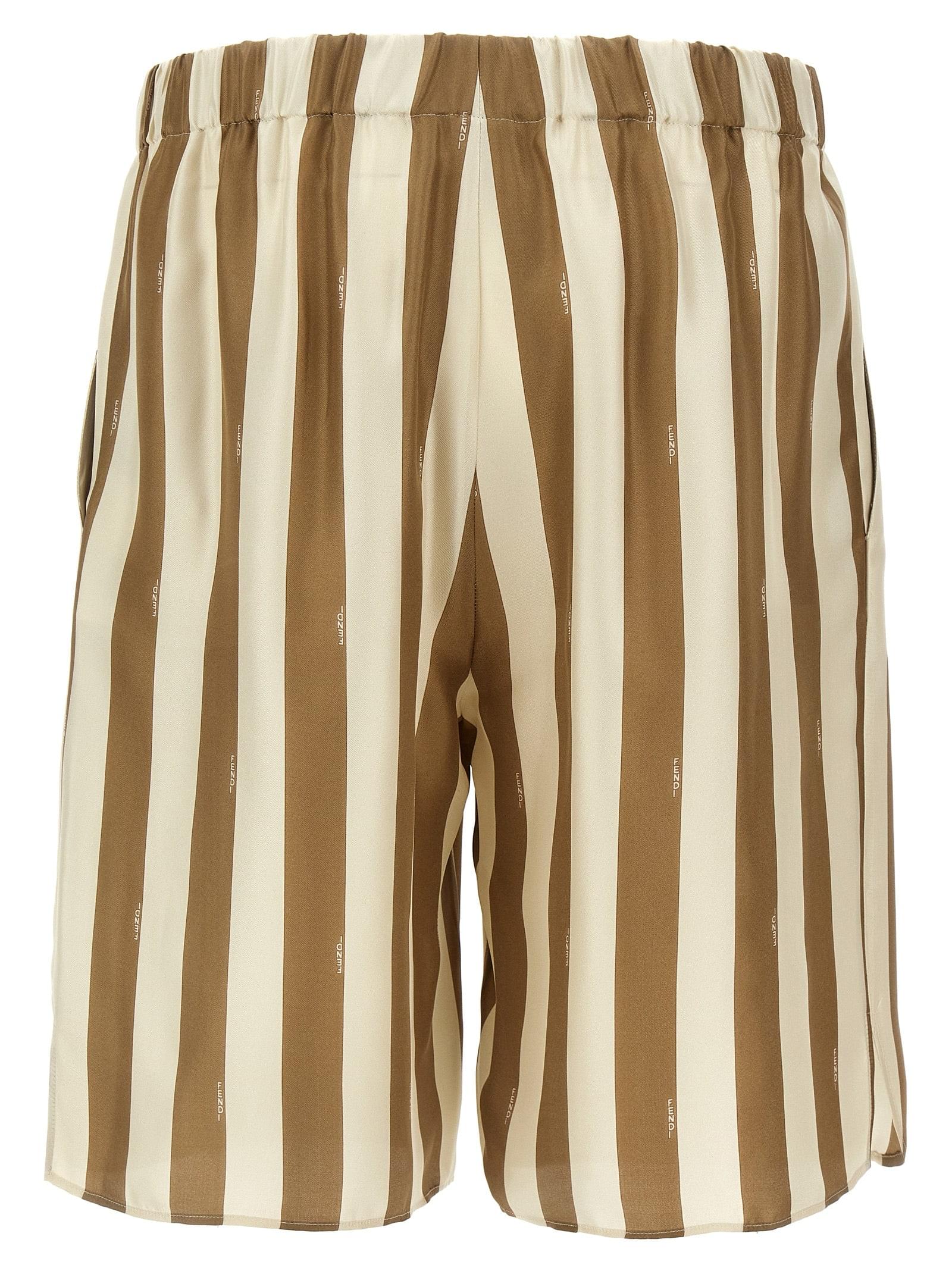 Fendi Men Bermuda Pequin
