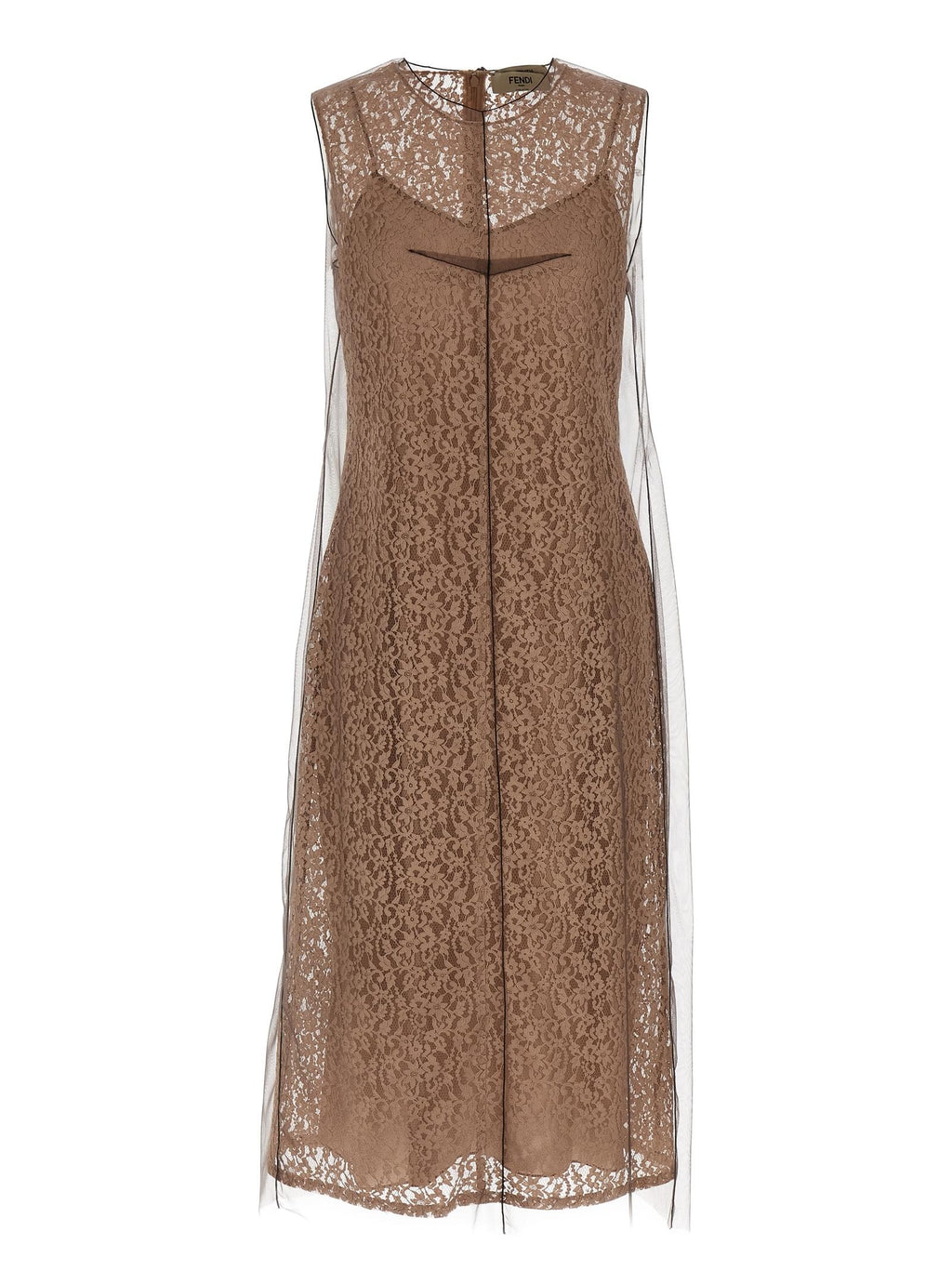 Fendi Women Floral Lace Dress