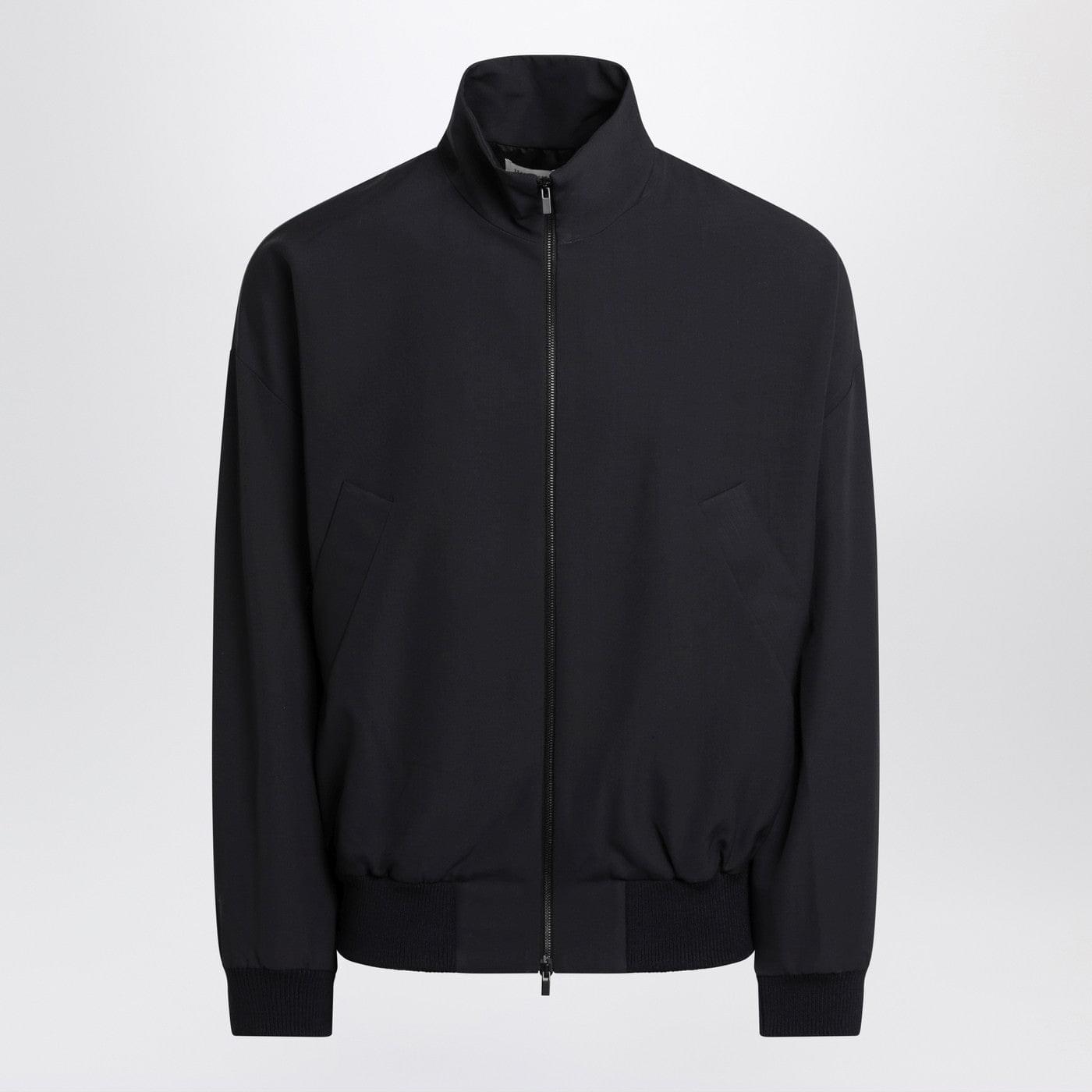 Fear Of God Navy Blue Wool Jacket With Zip Men