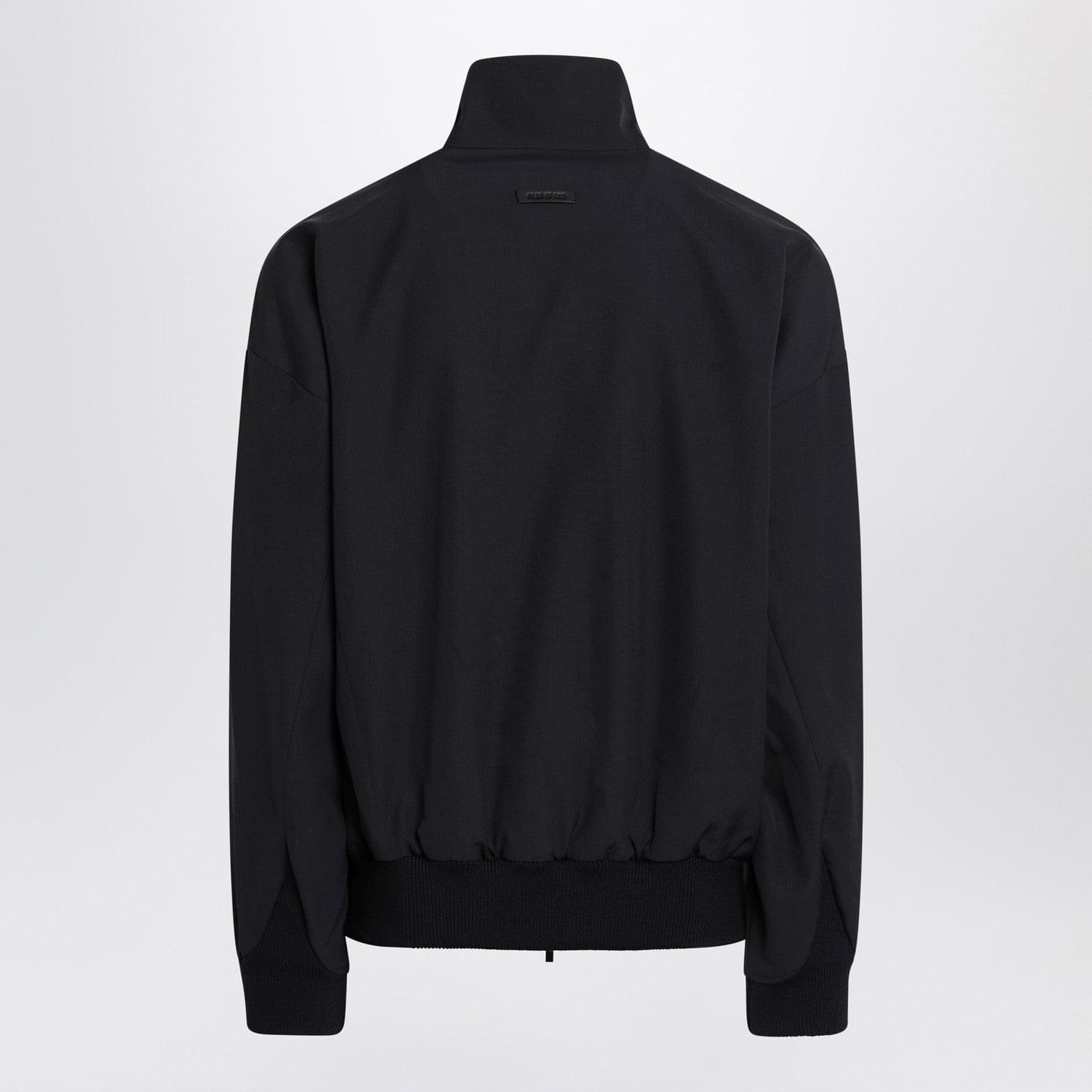 Fear Of God Navy Blue Wool Jacket With Zip Men