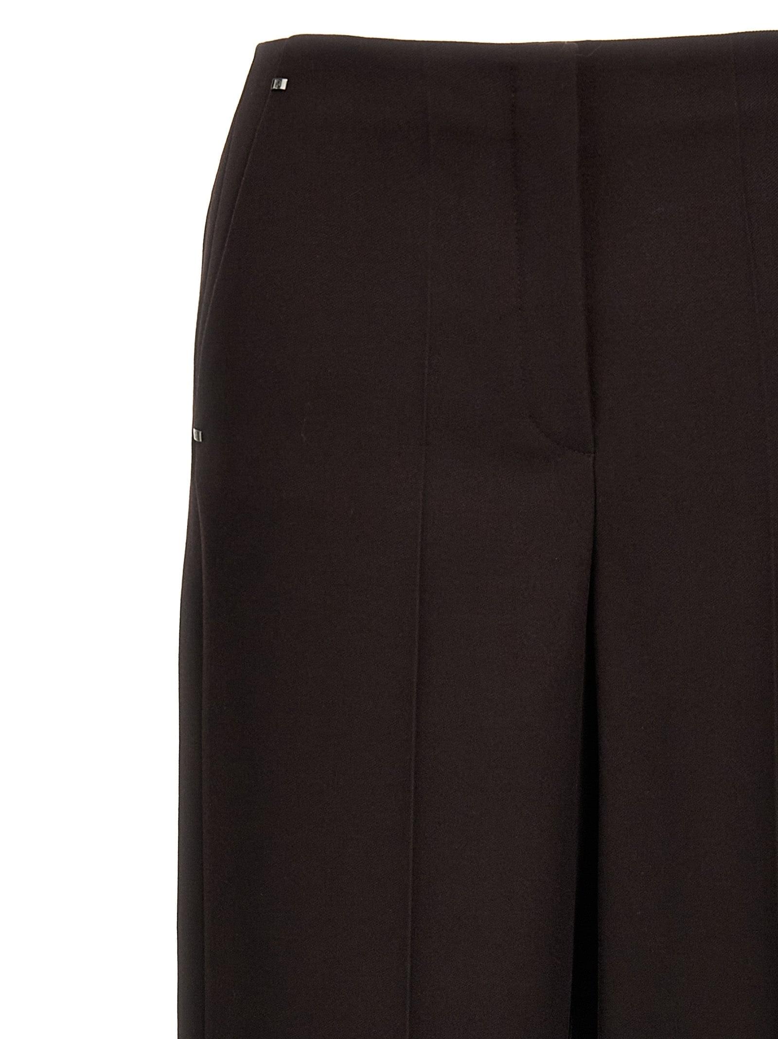 Fendi Women Grain De Poudre Pants
