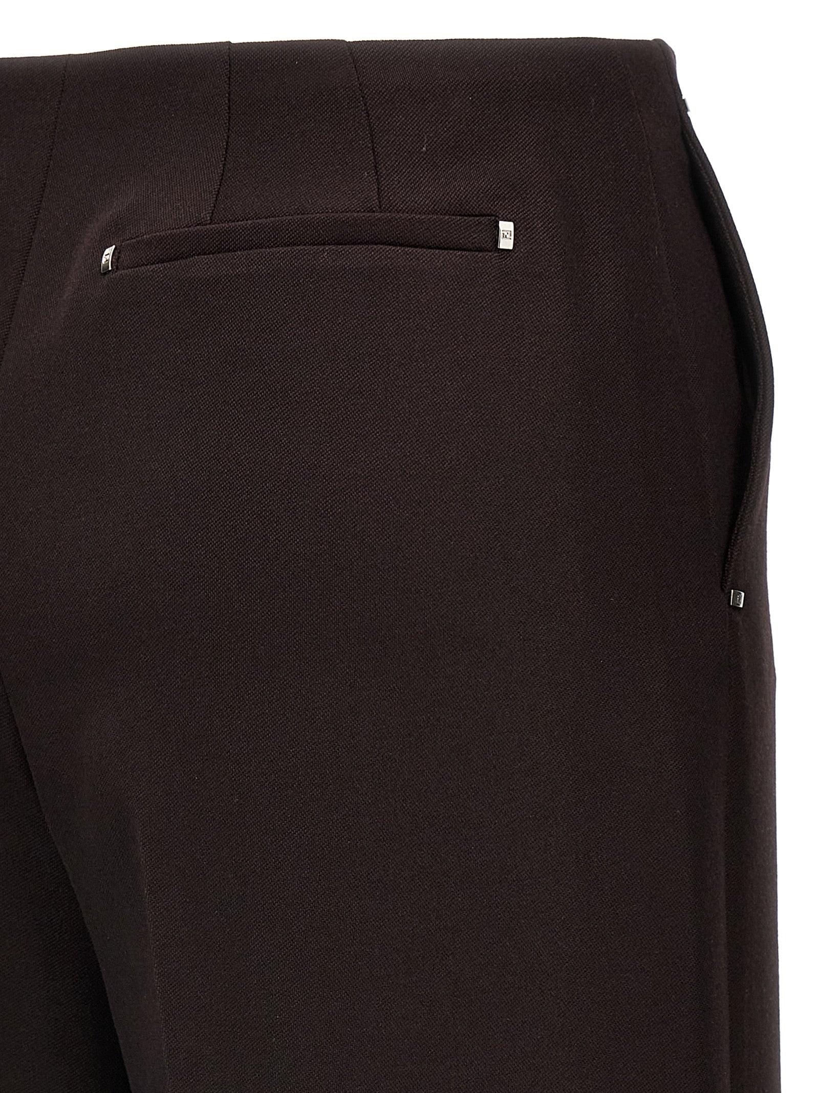 Fendi Women Grain De Poudre Pants