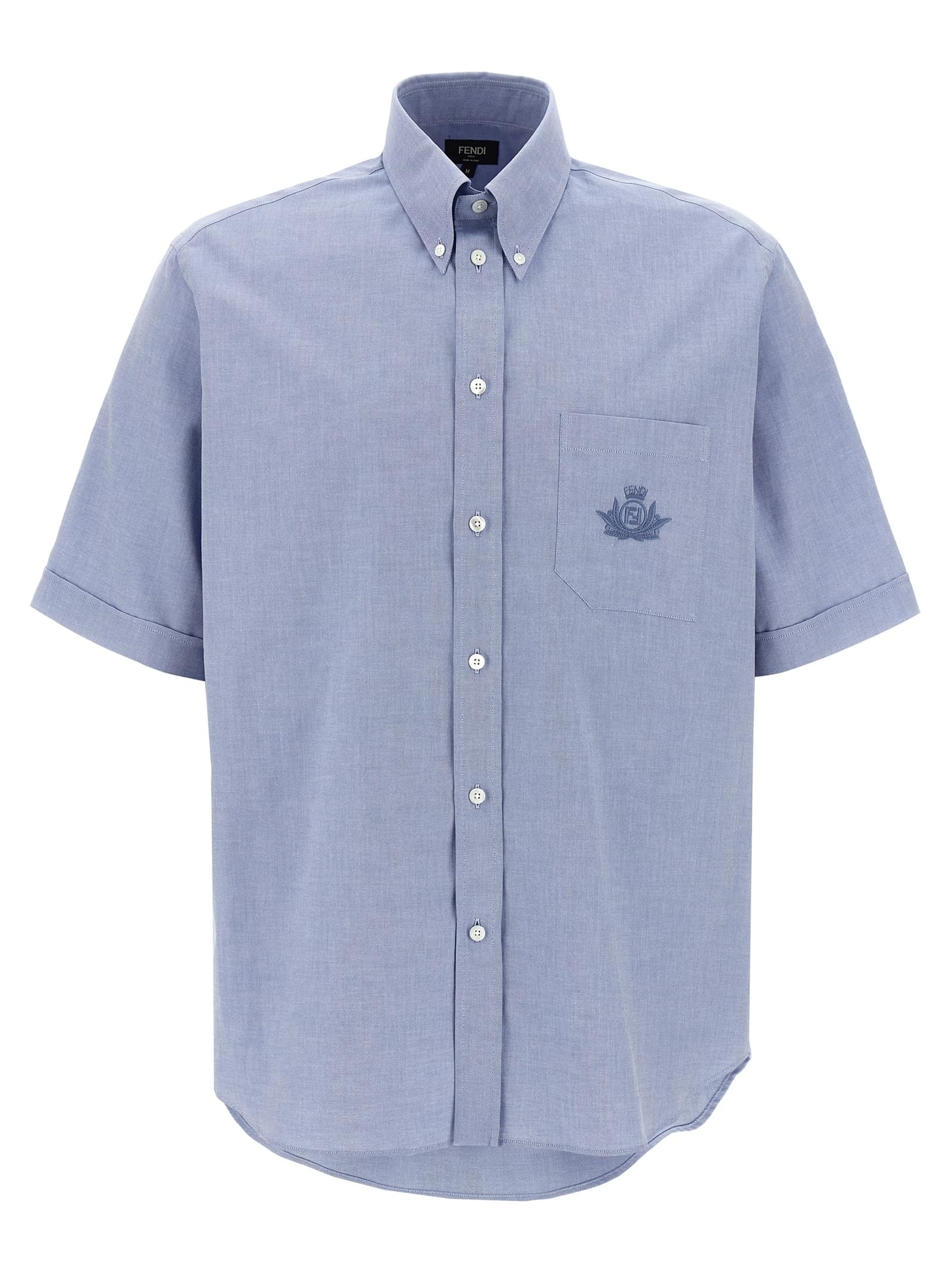 Fendi Men 'Fendi Crest' Shirt