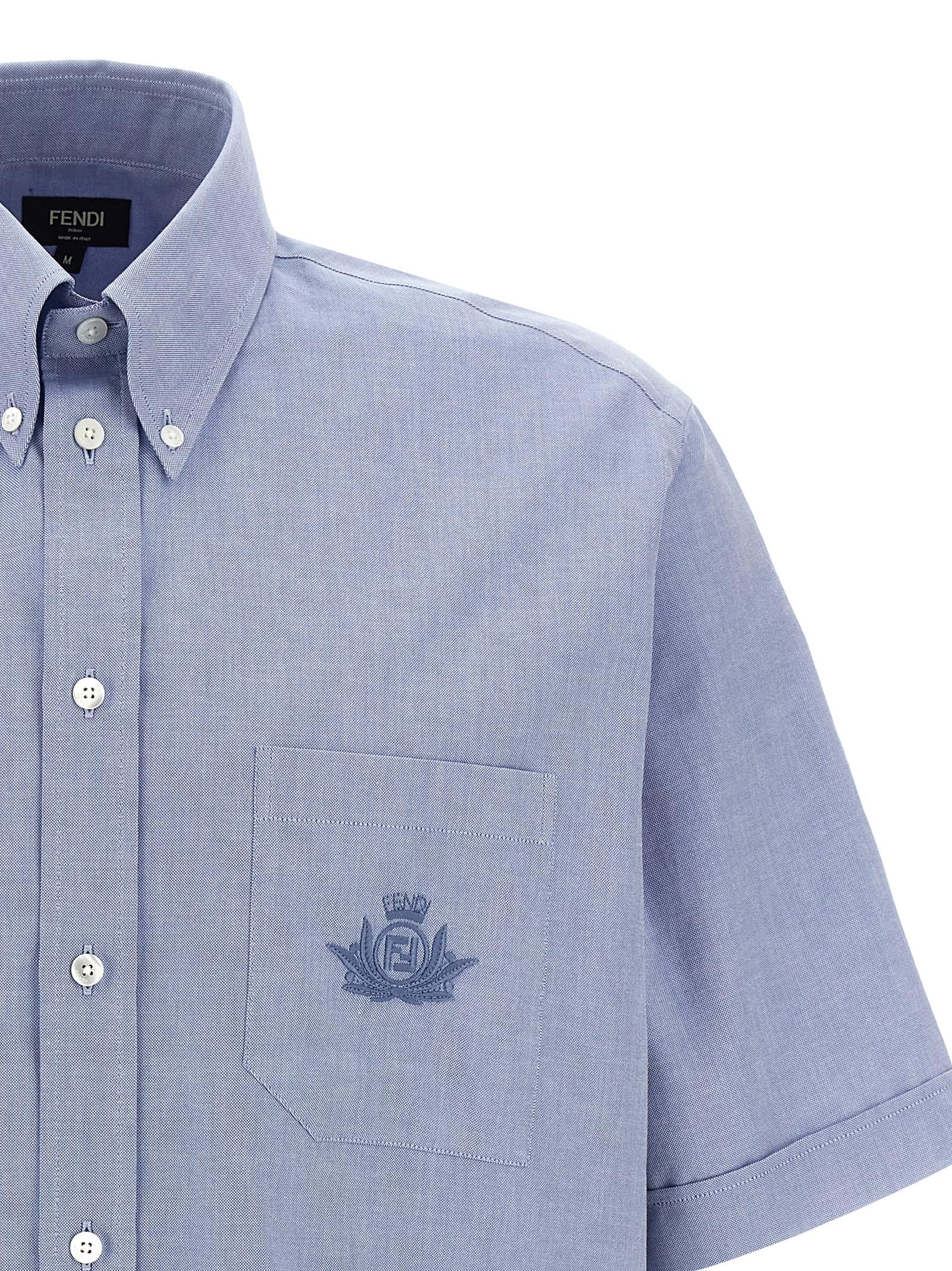Fendi Men 'Fendi Crest' Shirt