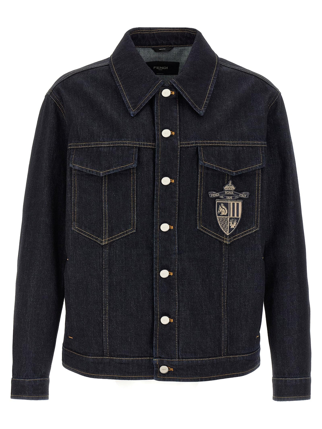 Fendi Men Fendi Crest Jacket
