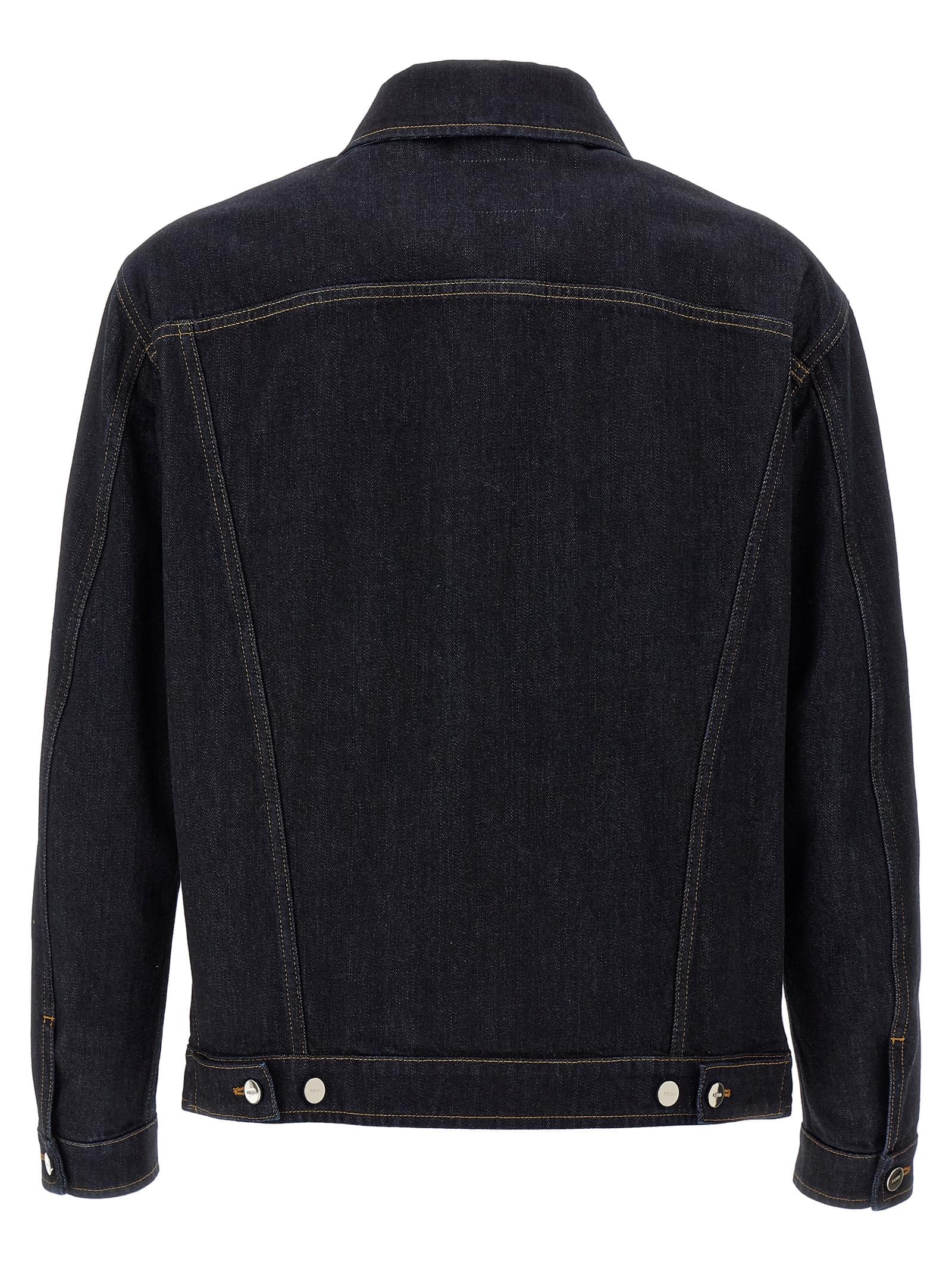 Fendi Men Fendi Crest Jacket