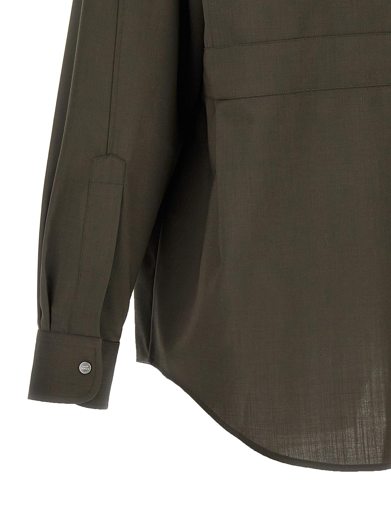 Fendi Men Wool Shirt