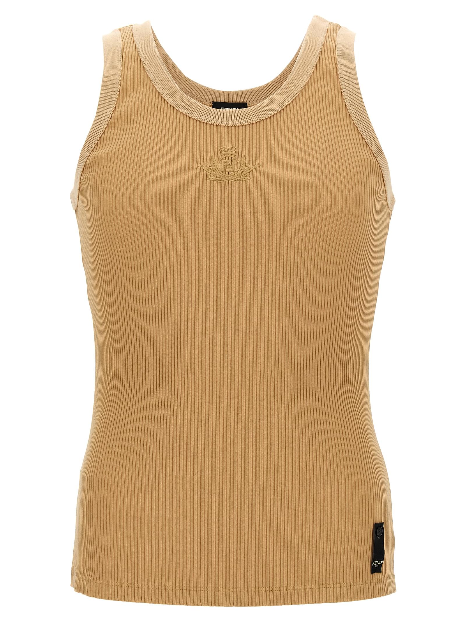Fendi Men 'Fendi Crest' Tank Top