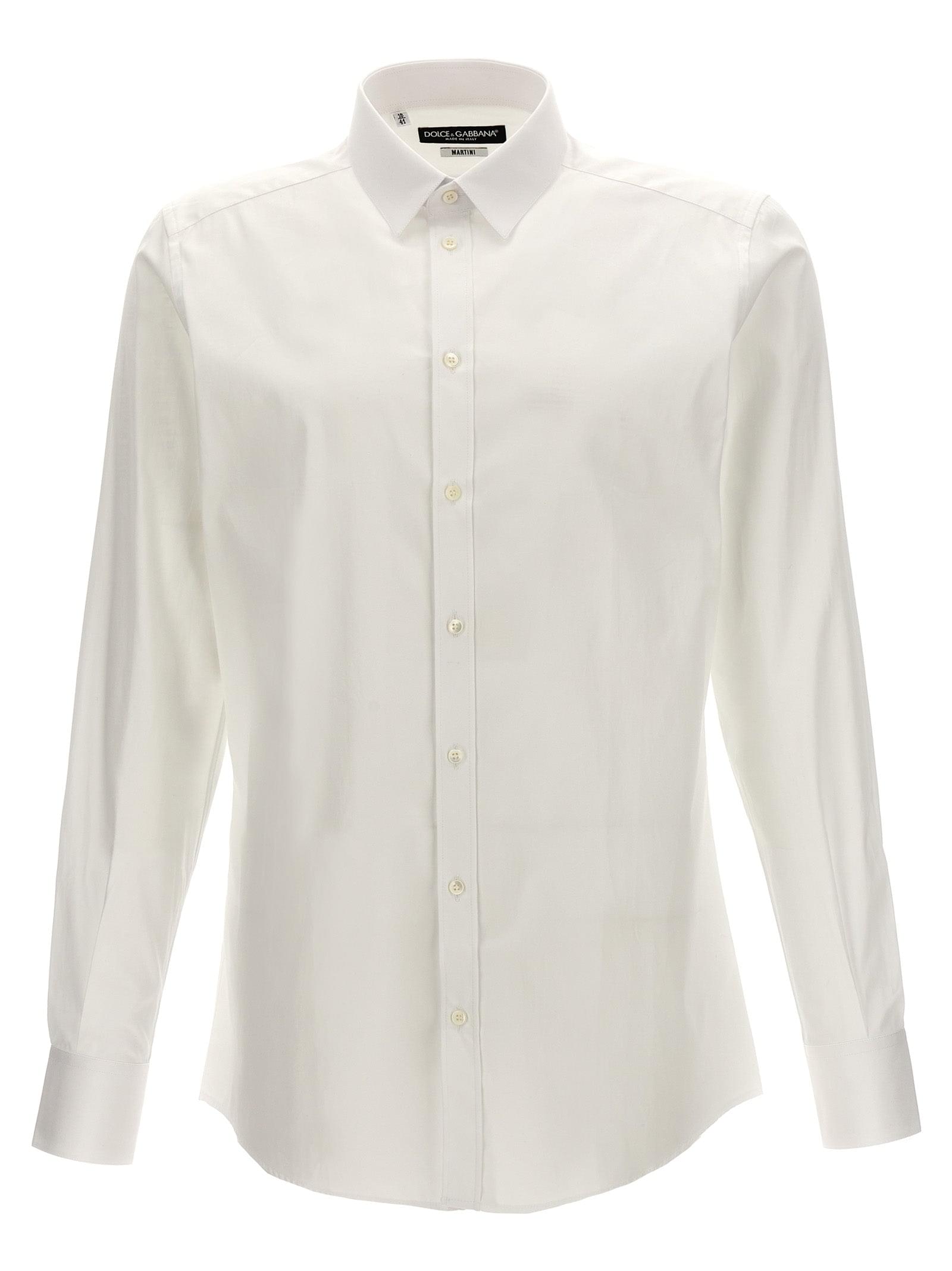 Dolce & Gabbana Men Logo Embroidery Shirt
