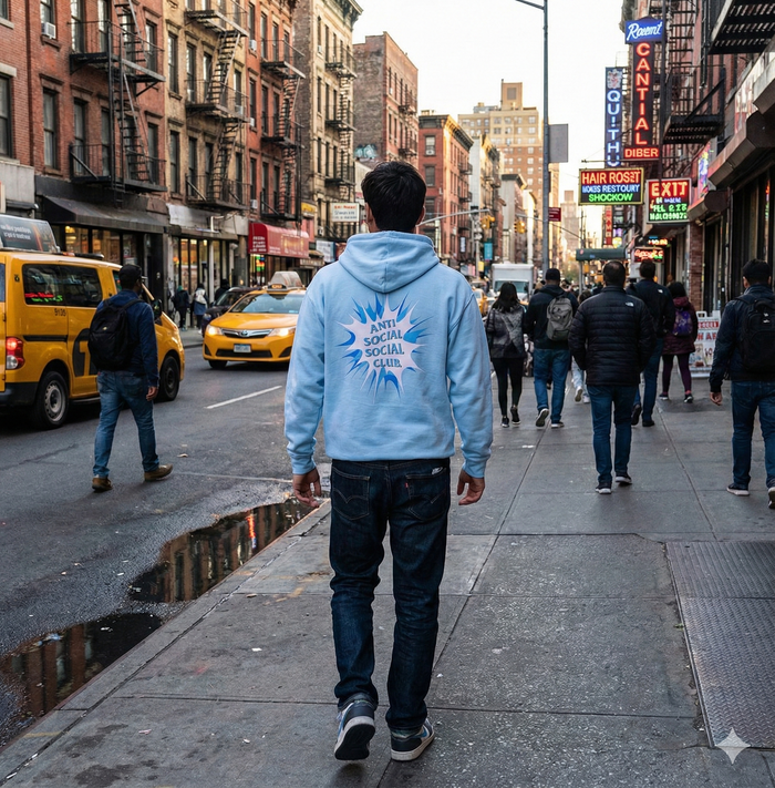 ANTI SOCIAL Burst Logo Hoodie