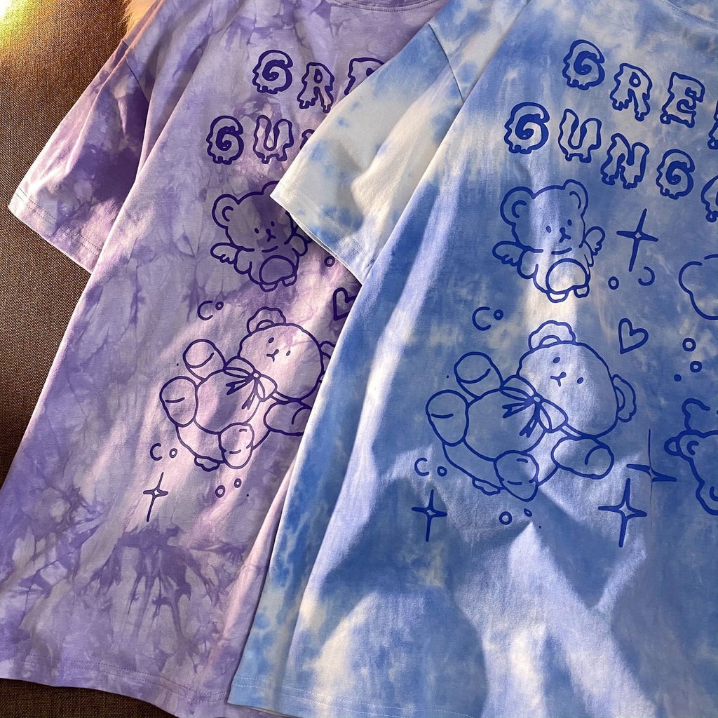 Women’s Oversized Tie-Dye Streetwear Tee Harajaku