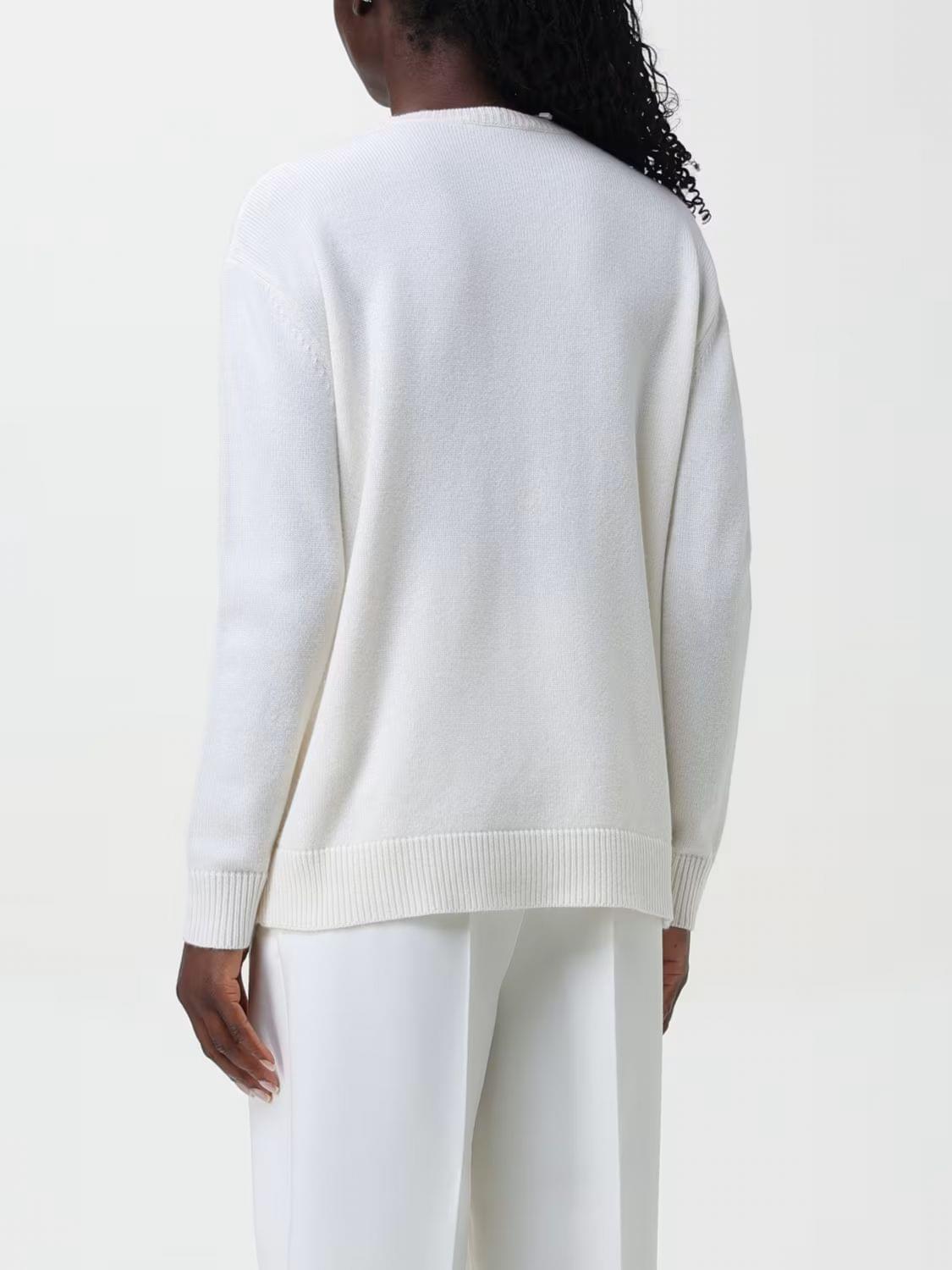 Max Mara Women Max Mara Wool And Cashmere Crewneck Pullover