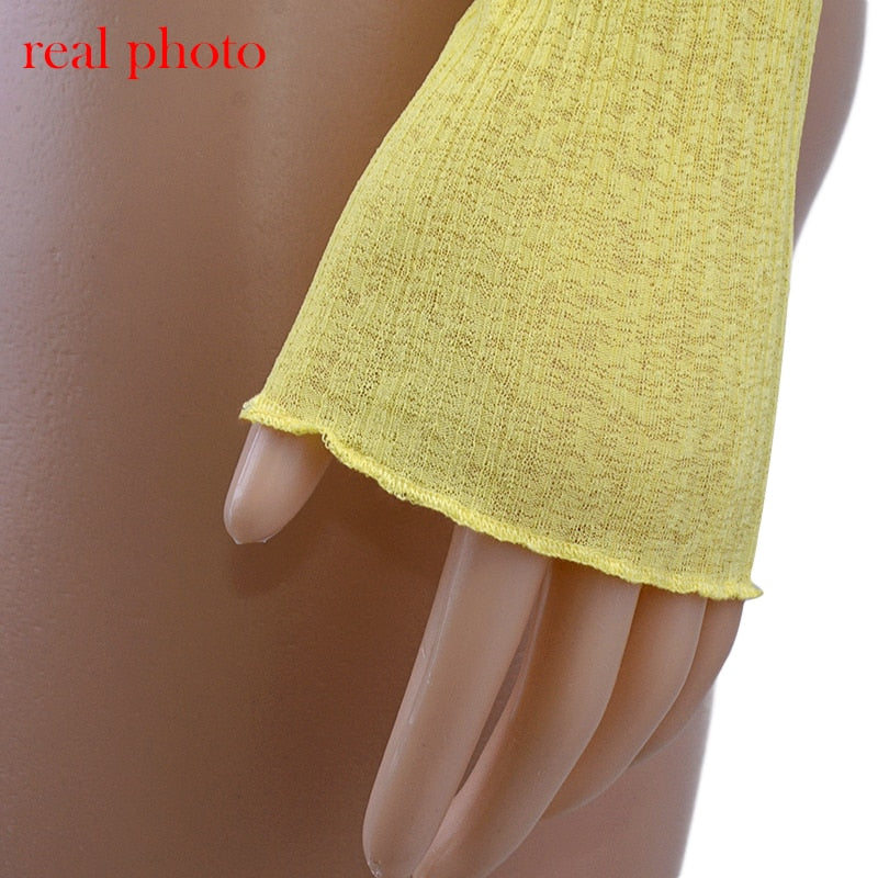 Women’s Sheer Mock Neck Long-Sleeve Top