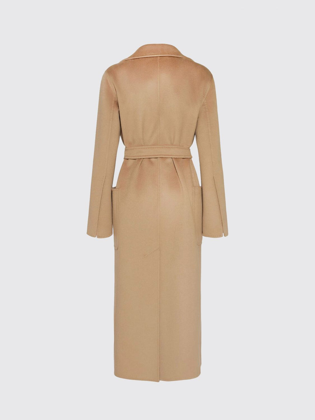 Max Mara Women Max Mara Long Robe Coat In 100% Cashmere With Belt