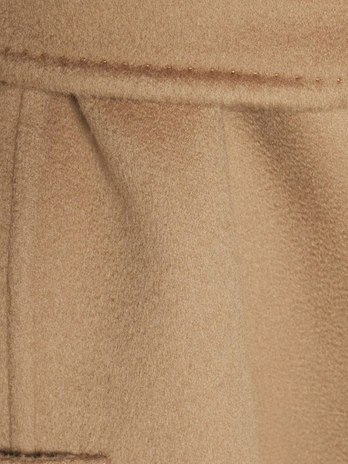Max Mara Women Max Mara Long Robe Coat In 100% Cashmere With Belt