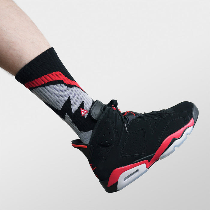SNKR Socks - Black Infrared 6