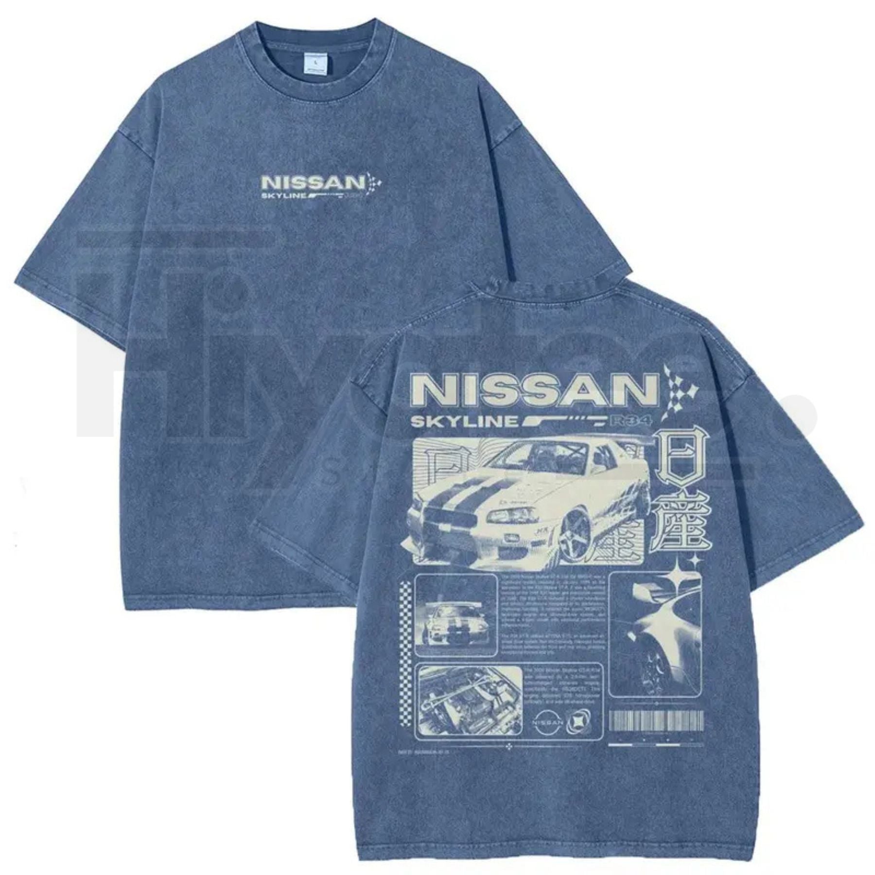 JDM Vintage Washed Graphic Tee