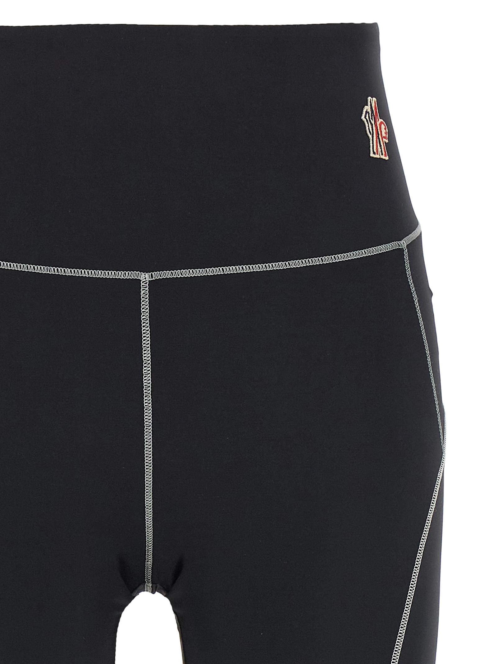 Moncler Grenoble Women Logo Patch Leggings
