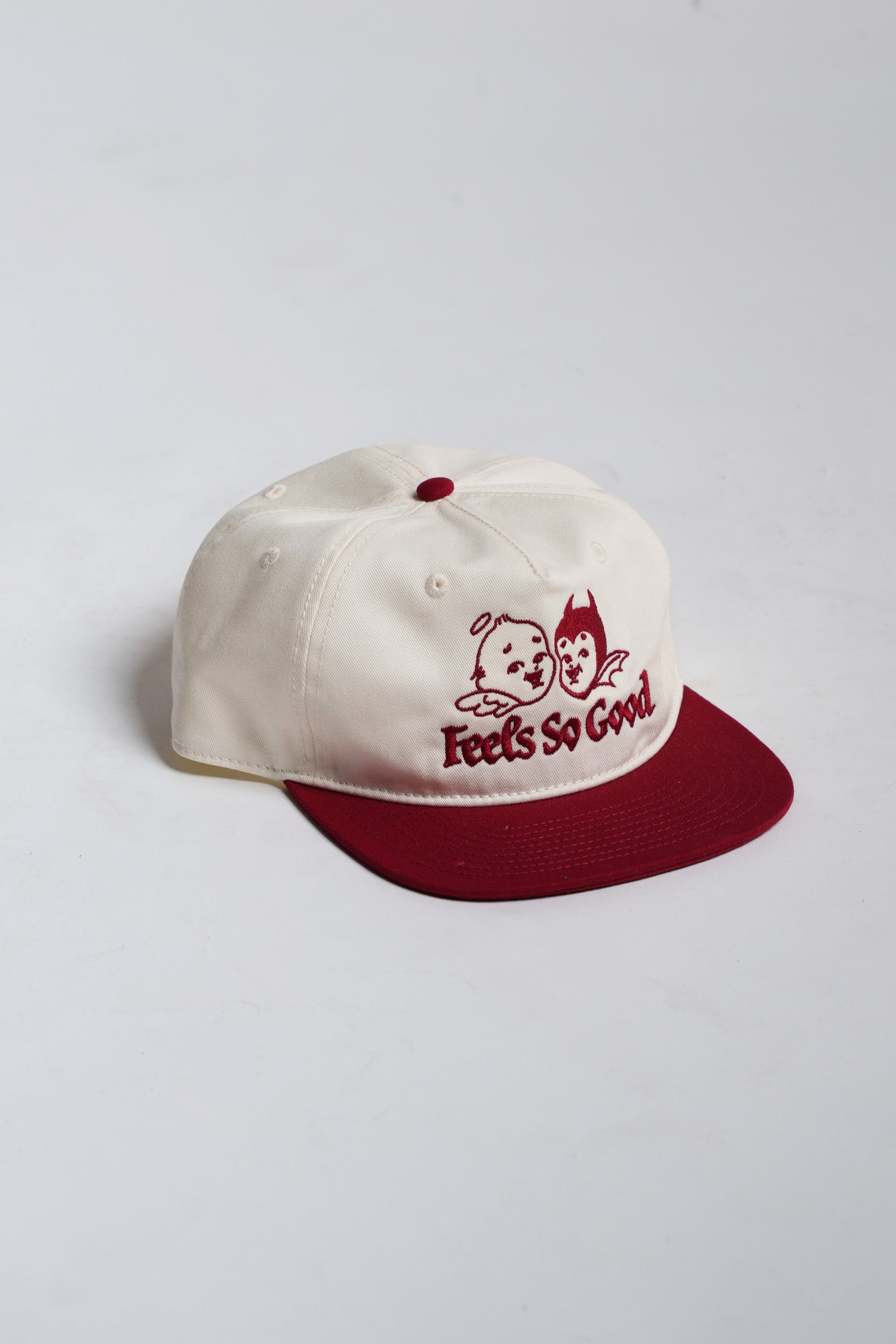 Standard Issue Two Tone Hat - Natural/Red