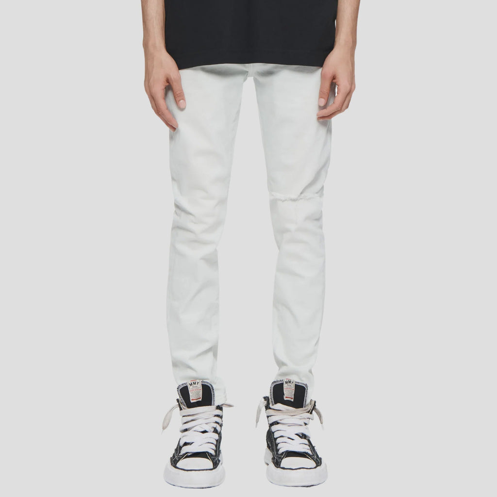 PURPLE Jeans Slim Fit White Minimal