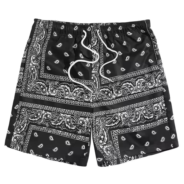 Paisley Mesh Shorts