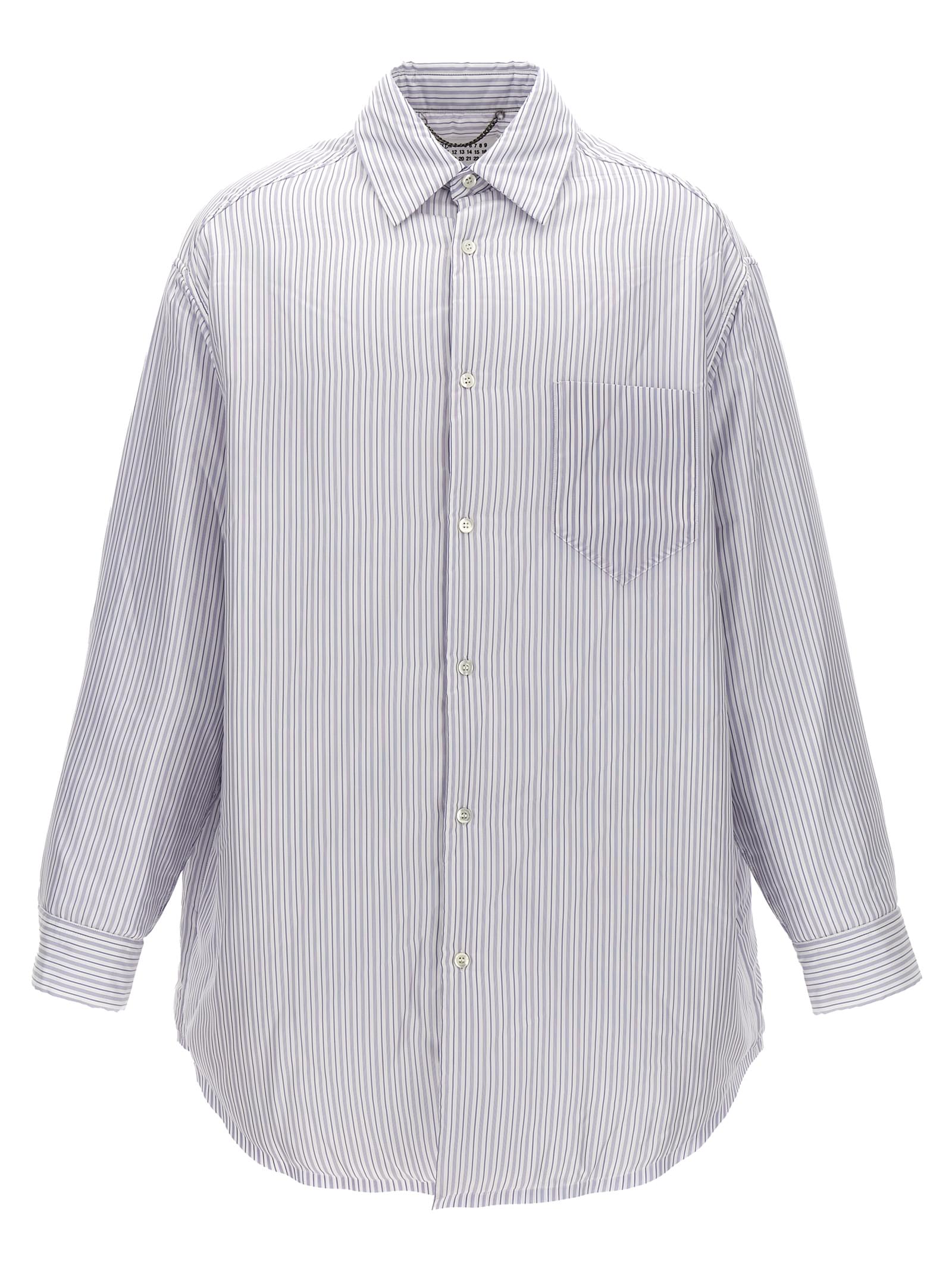 Maison Margiela Men Striped Shirt Jacket