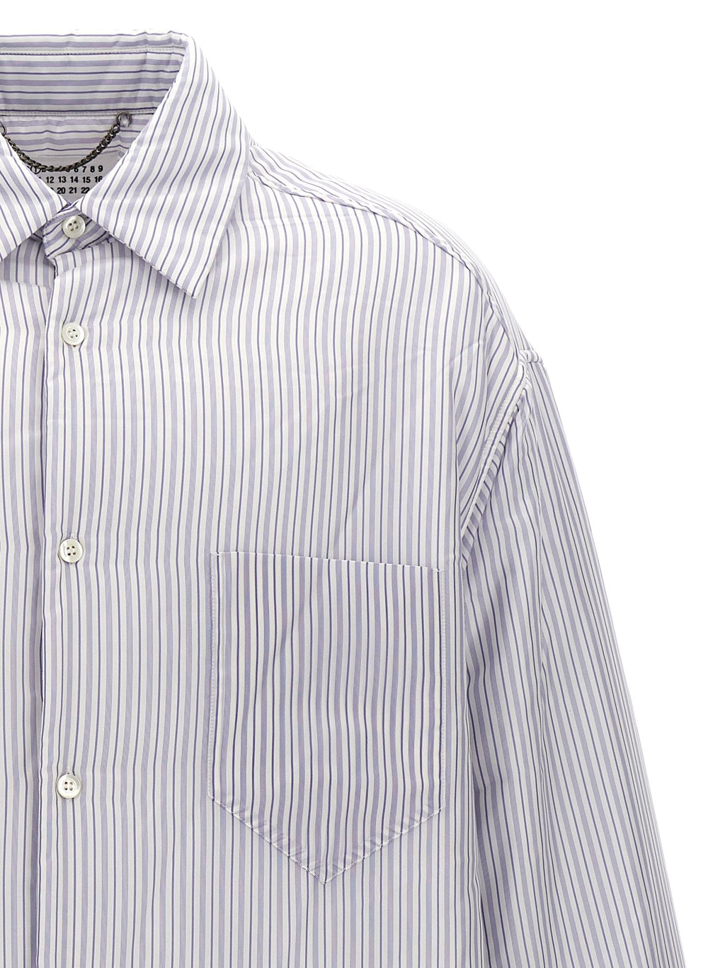Maison Margiela Men Striped Shirt Jacket