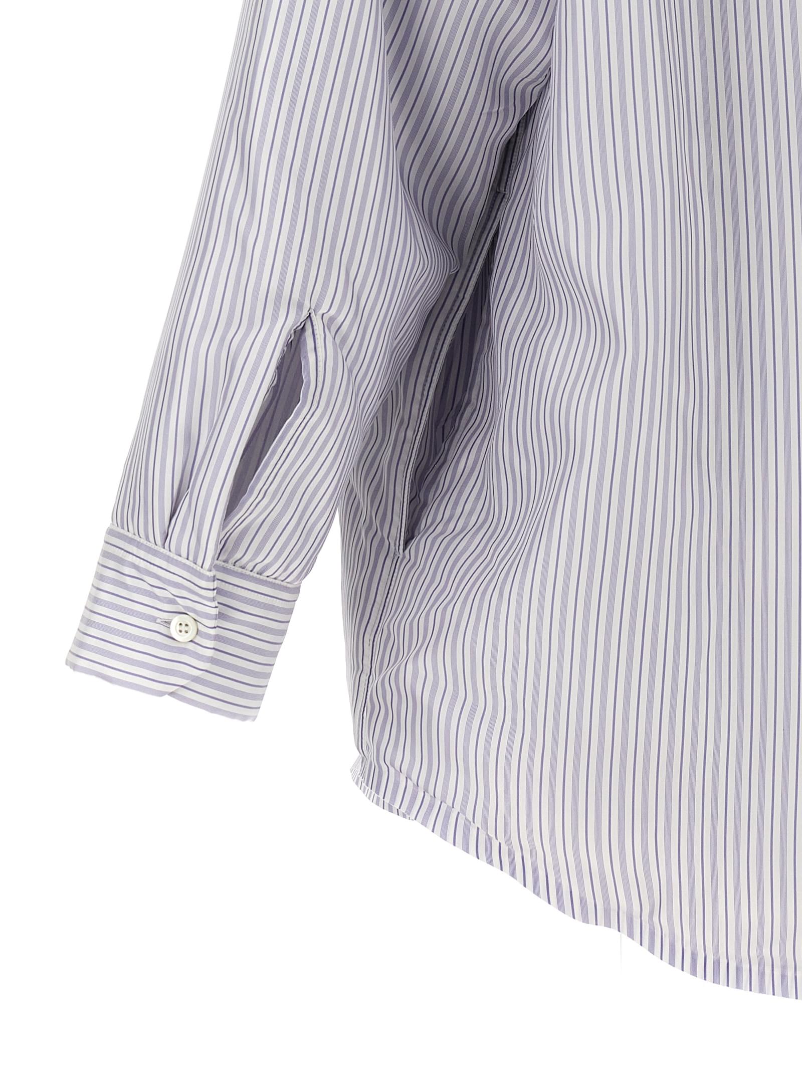 Maison Margiela Men Striped Shirt Jacket