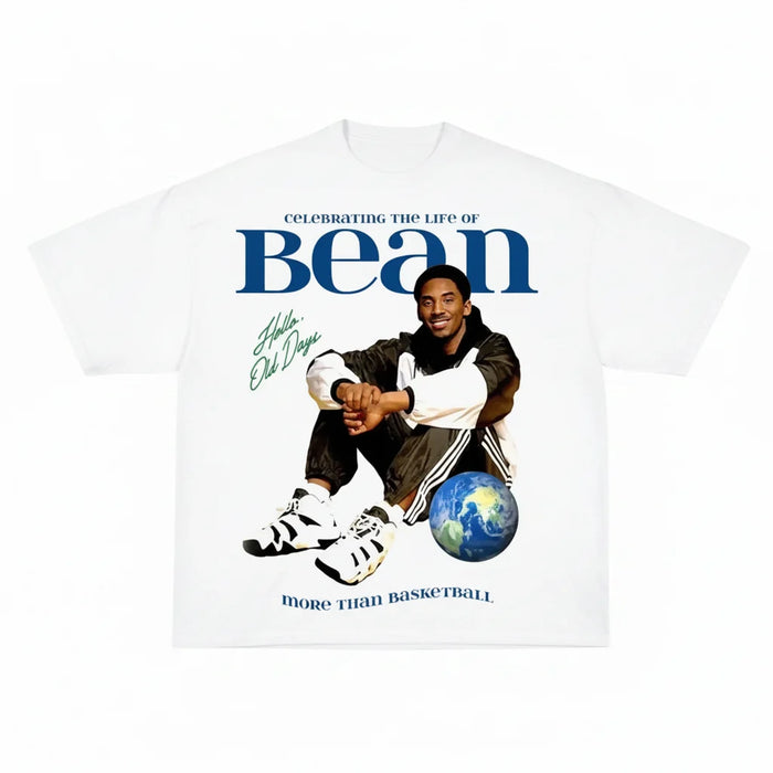 Vintage Kobe Bean Graphic Tee Retro Basketball Streetwear