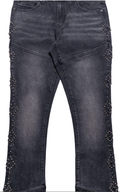 PAPER MONEY Jeans Studded Washed Denim