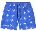 PURPLE Shorts Star Print