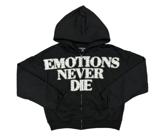 MIXED EMOTIONS Hoodie Emotions Never Die ZipUp