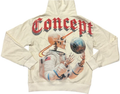 CONCEPT Hoodie Astronaut Skull Planet Graphic