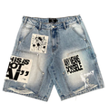 ME 'AI' DENIM SHORTS