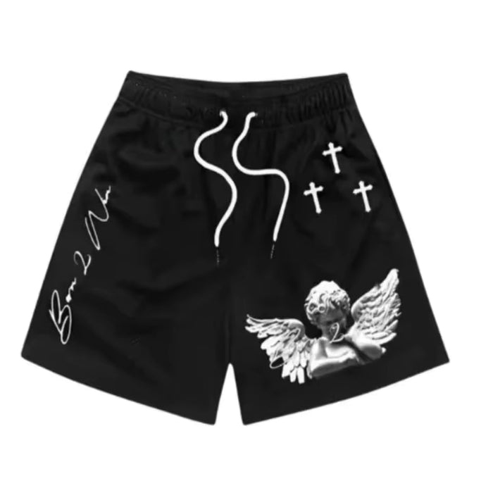 Cross Angel Mesh Shorts