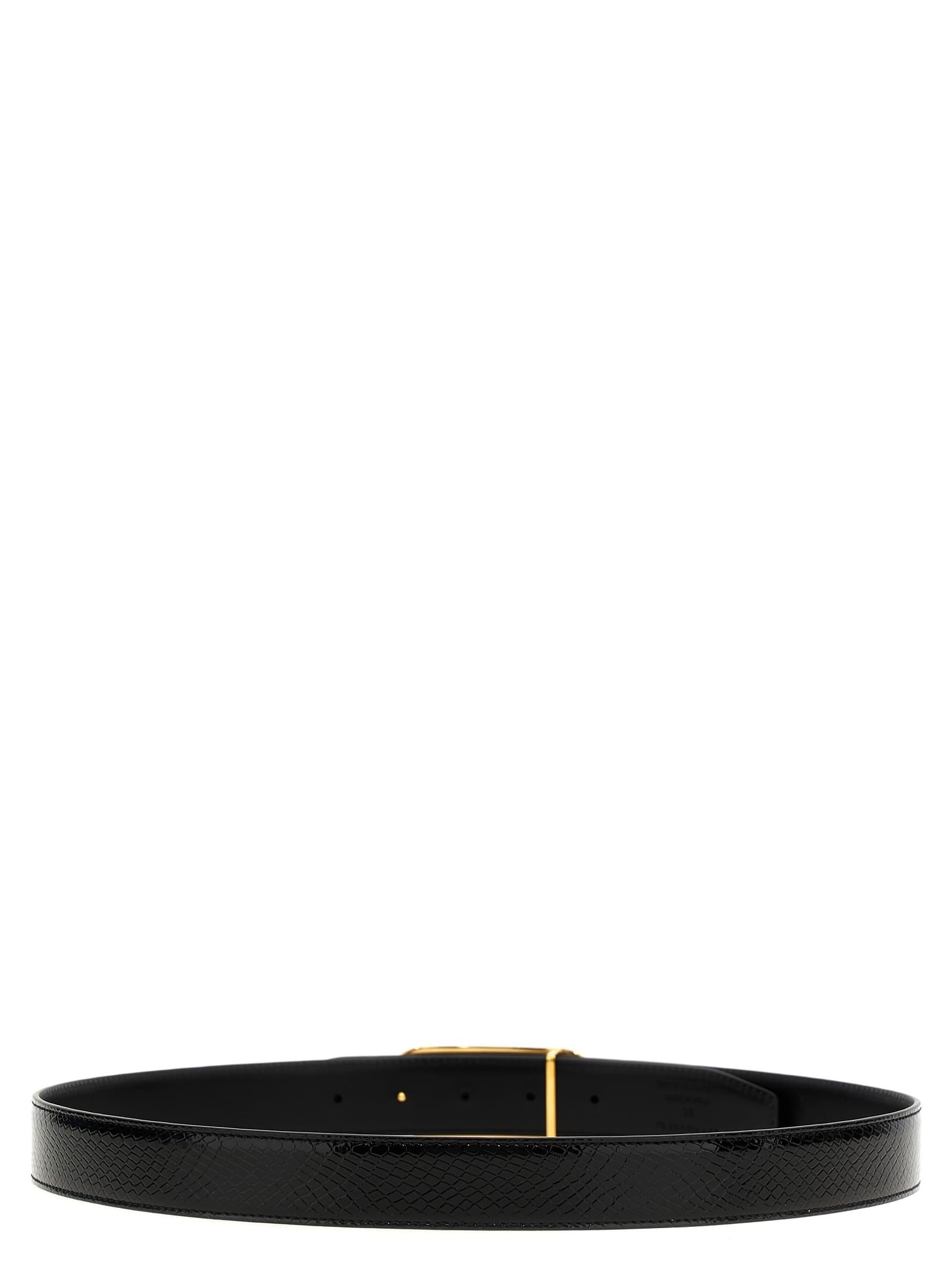 Tom Ford Men Logo Reversible Belt