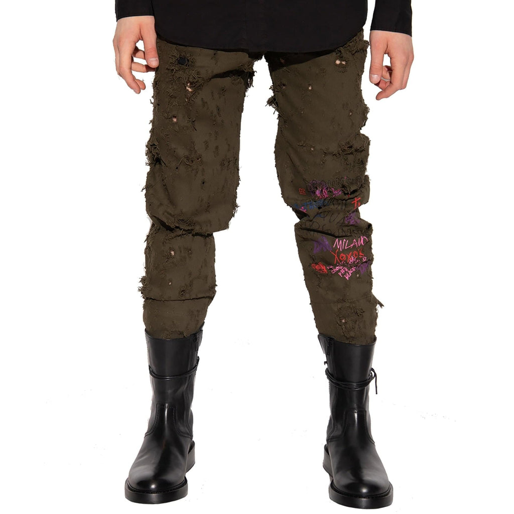 Dsquared2 Â€˜Aviatorâ€™ Relaxed-Fitting Trousers Men