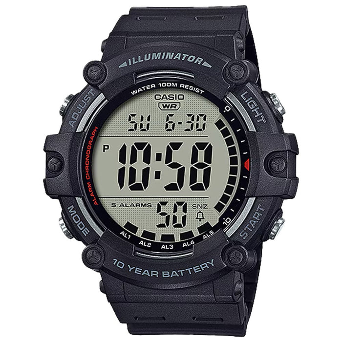 Casio MenÕs Digital Sport Watch with Black Dial - AE-1500WH-1AV