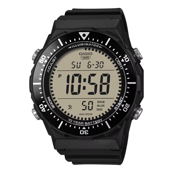 Casio MenÕs Black Digital Watch with Gray Dial - AE-1700H-1AVCF