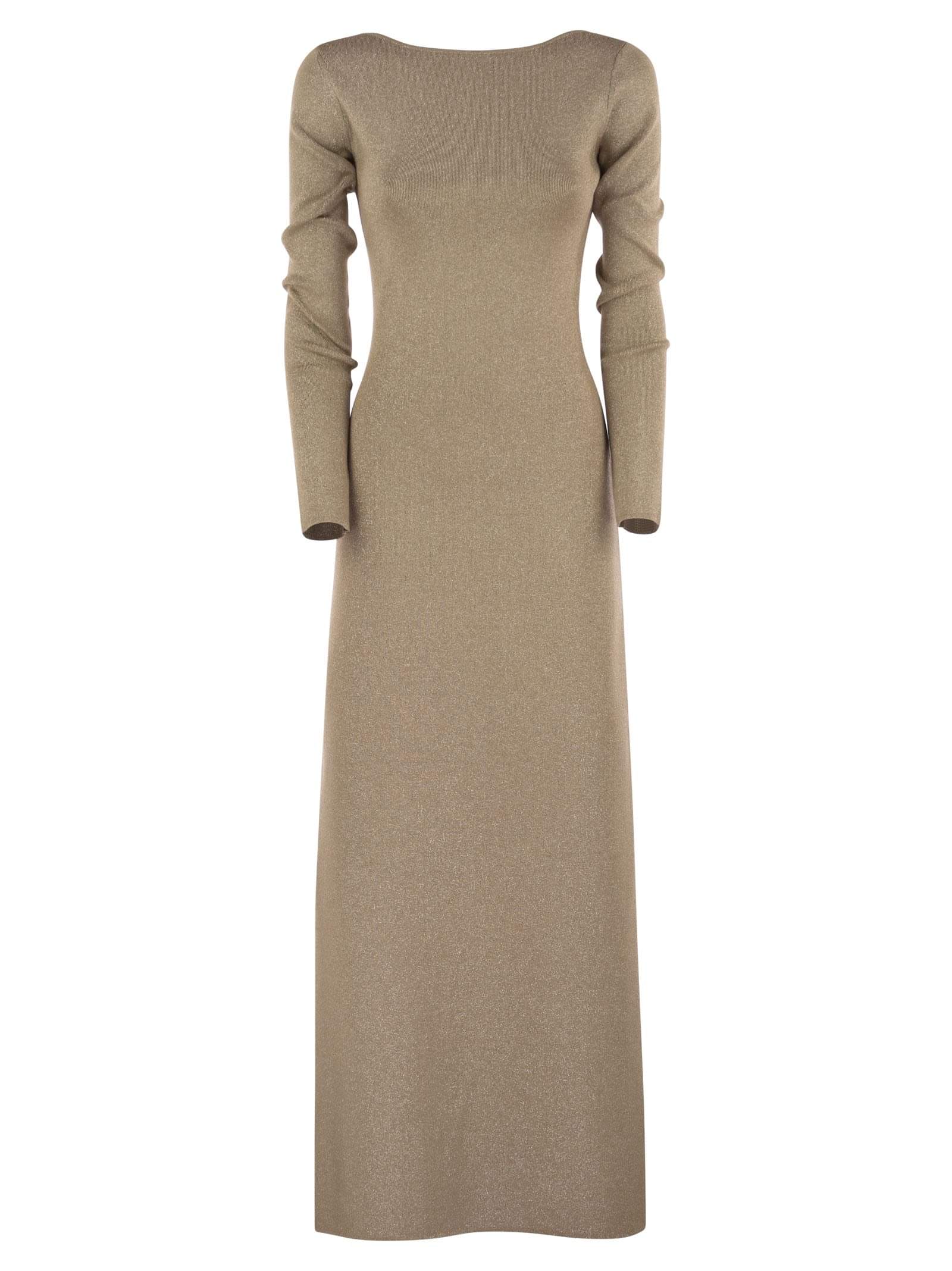 Max Mara Women Bracco - Viscose And Lurex Slim Dress