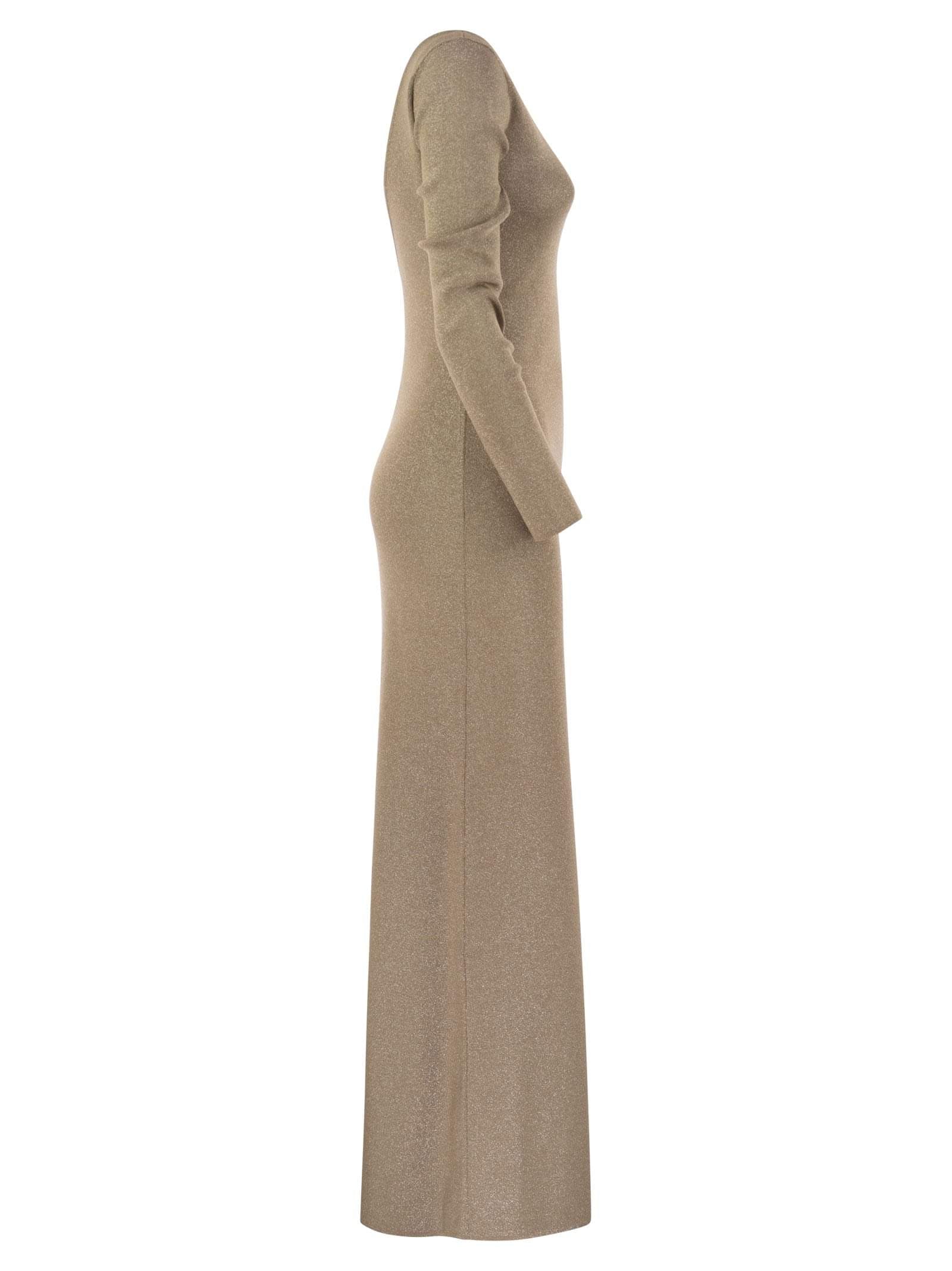 Max Mara Women Bracco - Viscose And Lurex Slim Dress